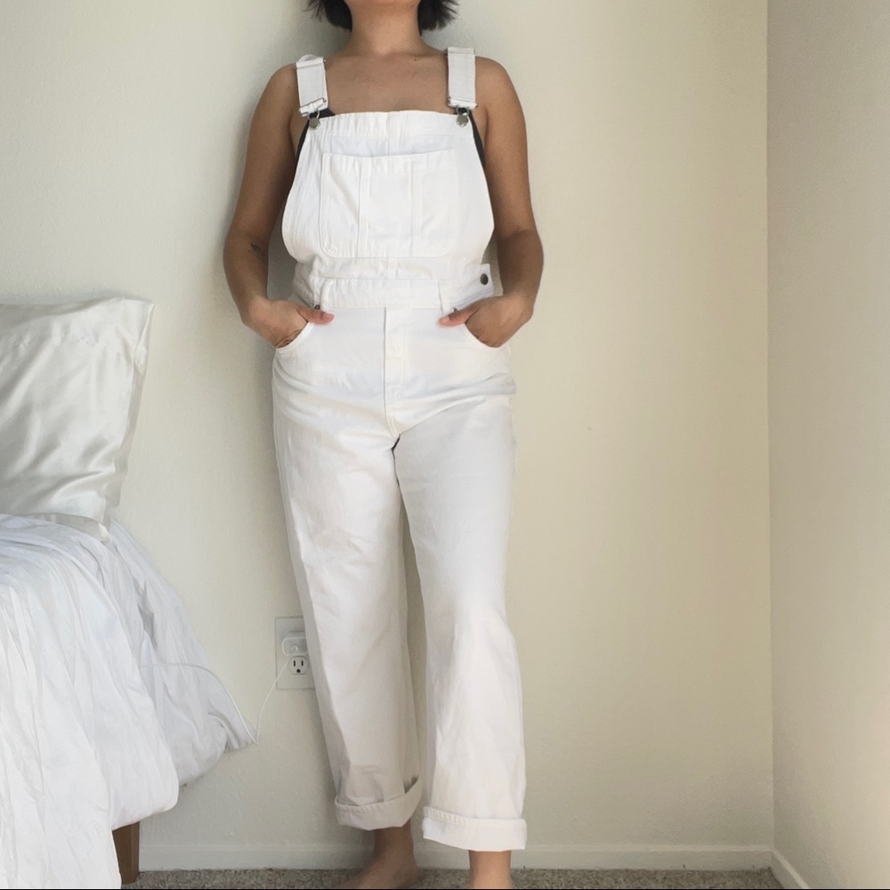 White overalls